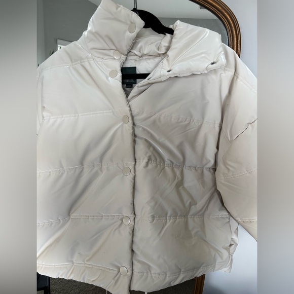 White Puffer Jacket - Picture 2 of 4